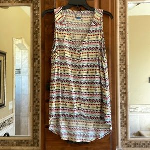 Kavu High Low Hem Blouse size M